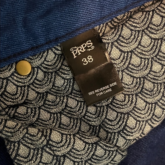 PRPS Men's Distressed Indigo Skinny Jeans - Picture 11 of 16